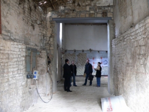 La Maison du Patrimoine au début des travaux après la destruction des murs (Ph. G. BRANCHUT)